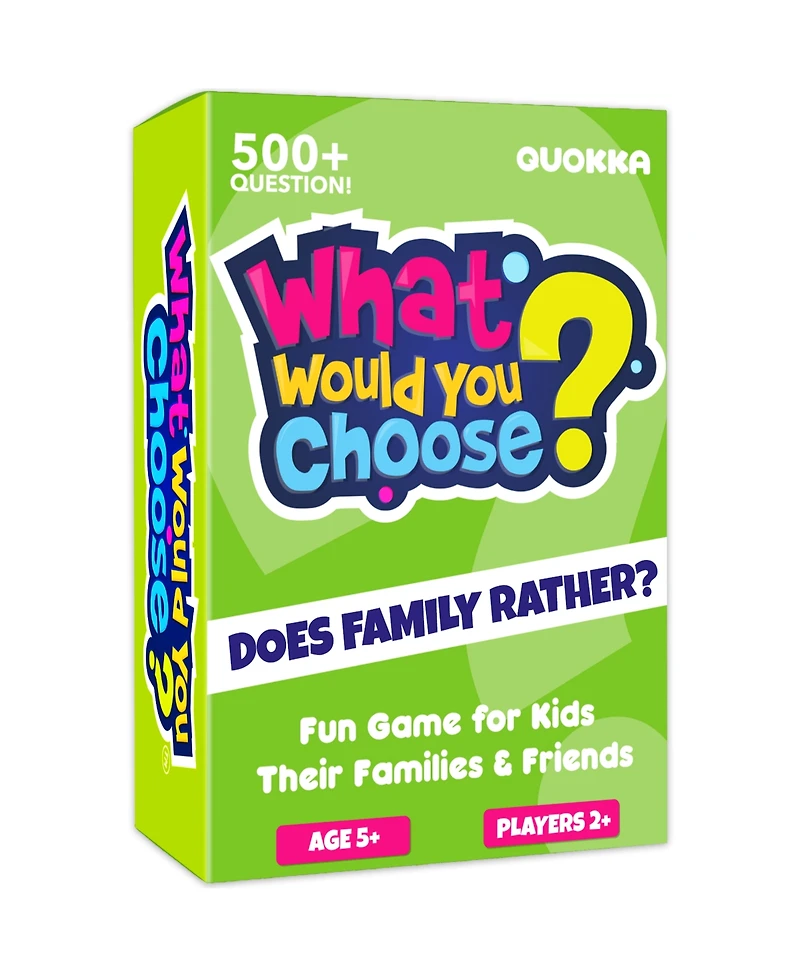Quokka What Would You Choose - Family Card Game for Kids Ages 6-8