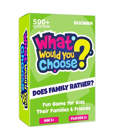 Quokka What Would You Choose - Family Card Game for Kids Ages 6-8