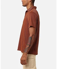 Xxiii Men's Herringbone Cable Polo Shirt