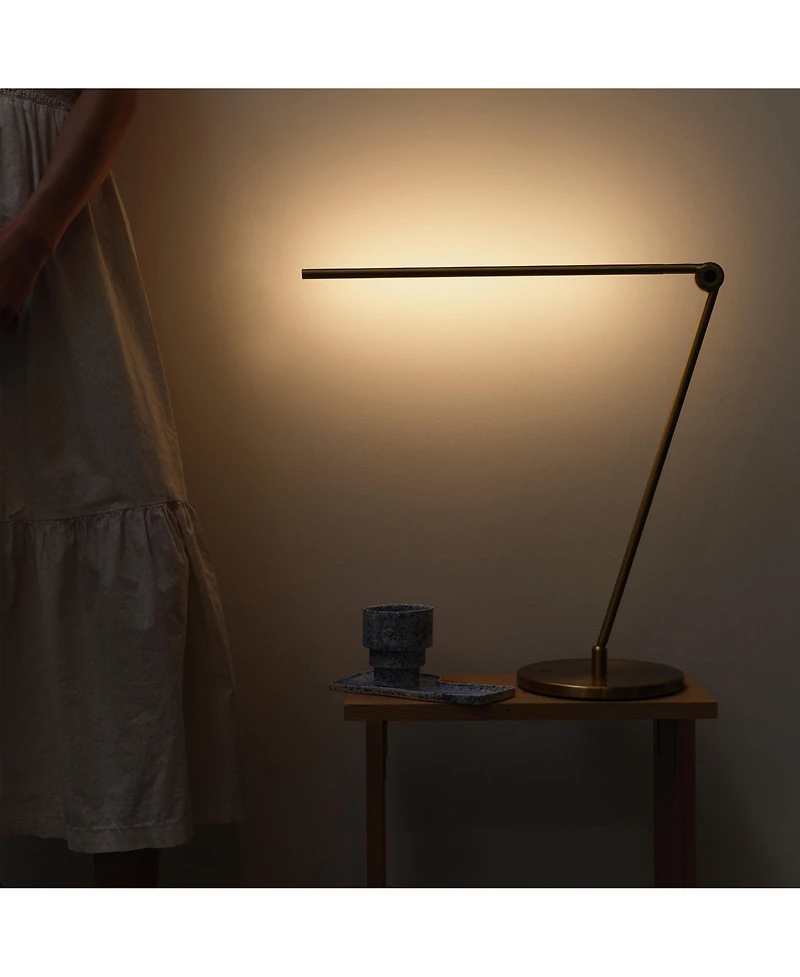 Libra 39" Usb-c Charging Led Desk Lamp with Adjustable Head