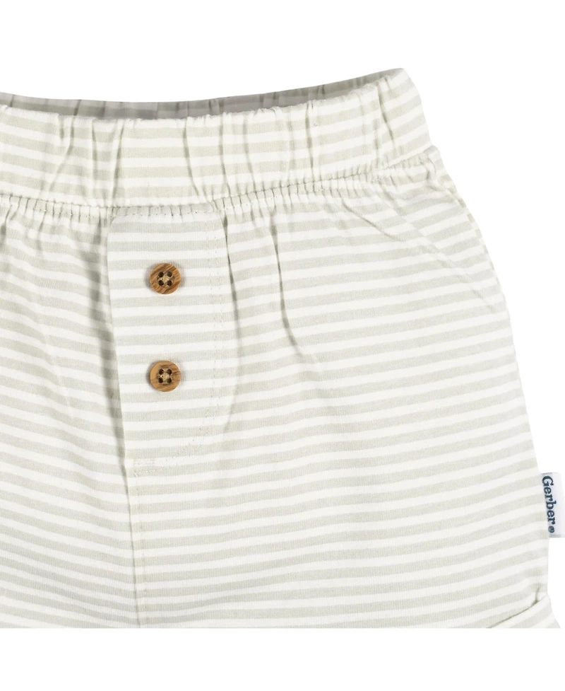 Gerber Baby Knit Short, 3-Pack