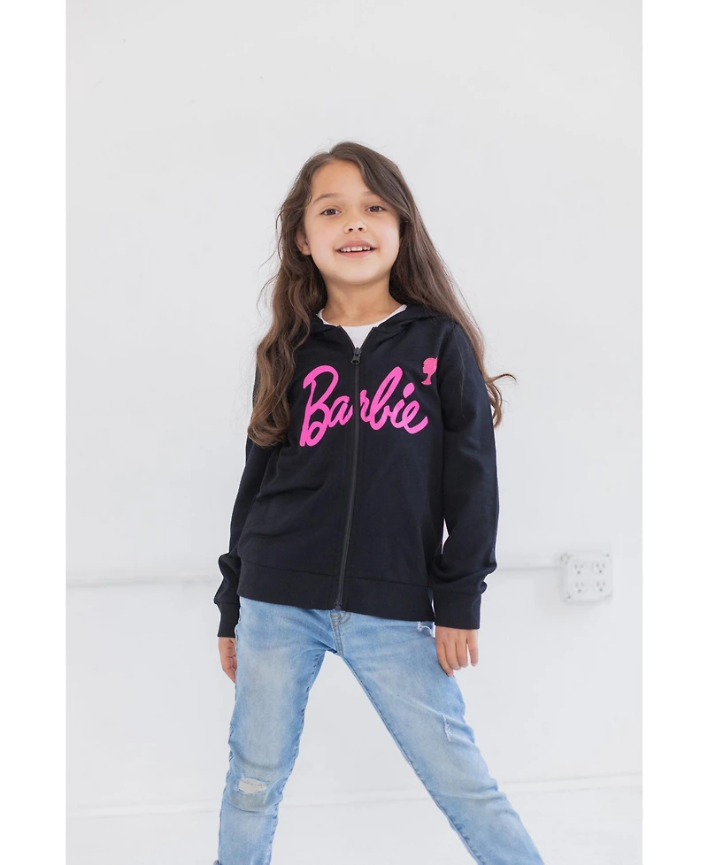Barbie Girls French Terry Zip Up Hoodie