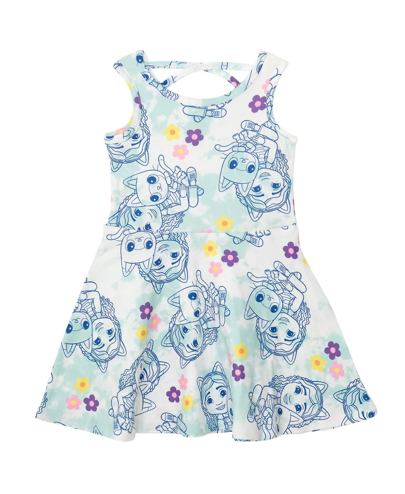 Dreamworks Gabby's Dollhouse Toddler Girls Pandy Paws Kitty Fairy 2 Pack Dresses to