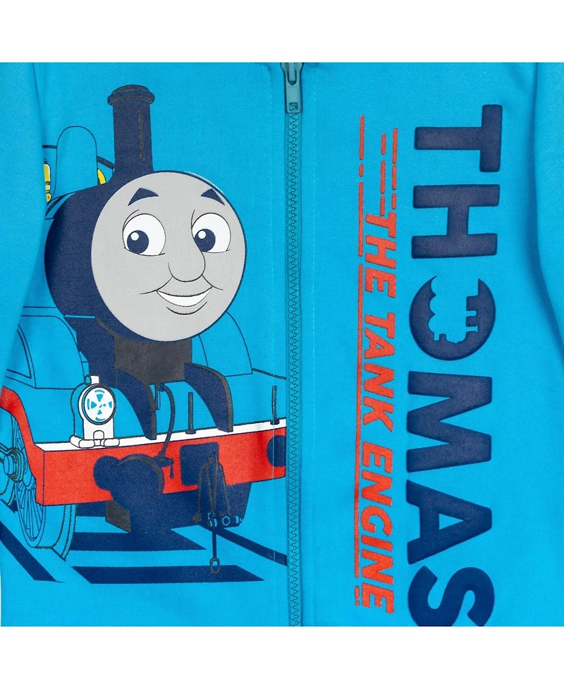 Thomas & Friends Boys Fleece Zip Up Hoodie to