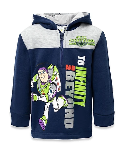 Disney Boys Fleece Half Zip Hoodie to (12 Months - 18-20)