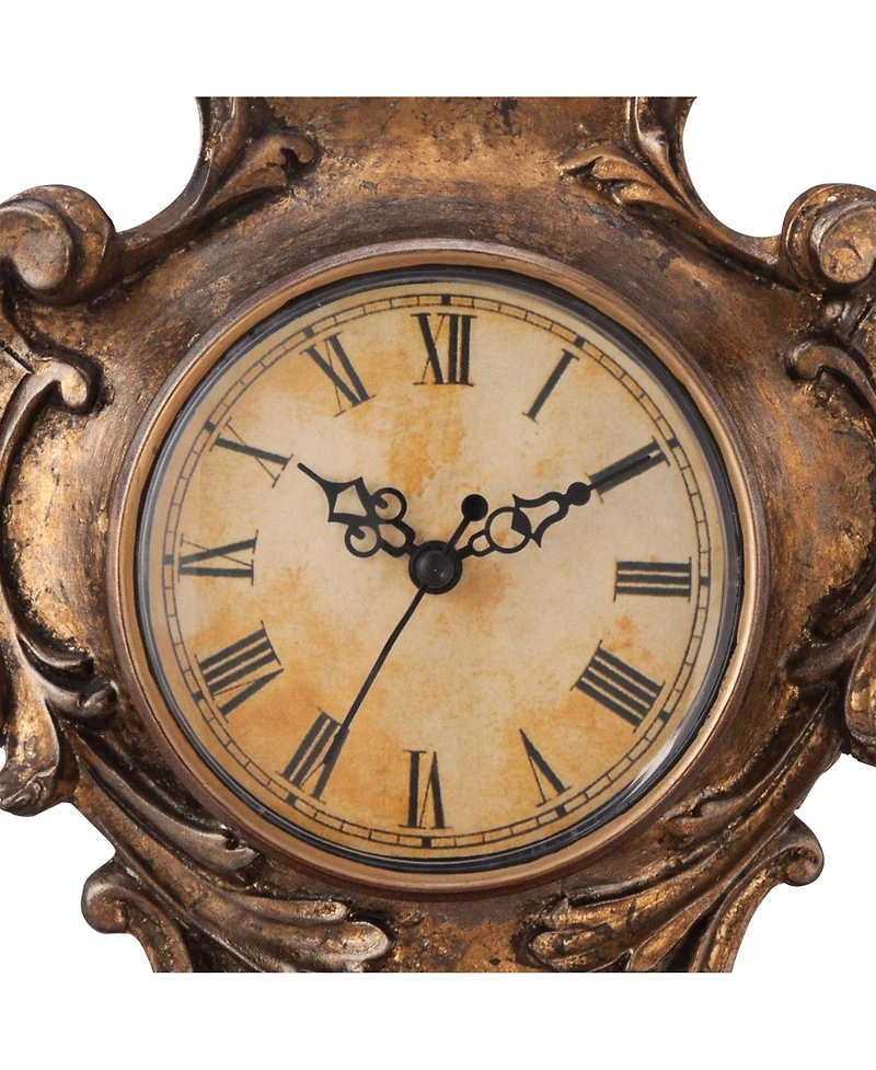 Kensington Hill Taryn Vintage Style 16 1/4" High Table Clock