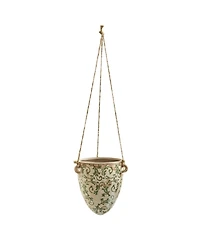 Slickblue 2' Tuscan Hanging Ceramic Scroll Planter