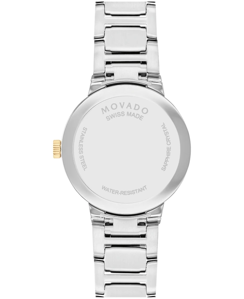 Movado Women's Portfolio Swiss Quartz Stainless Steel Yellow Pvd Watch 28MM