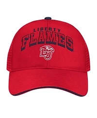 Colosseum Men's Red Liberty Flames Wyatt Primary Team Trucker Adjustable Hat