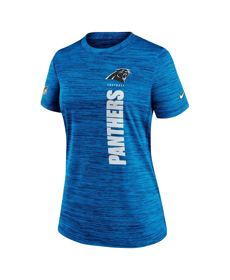 Nike Women's Blue Carolina Panthers Velocity Performance T-Shirt