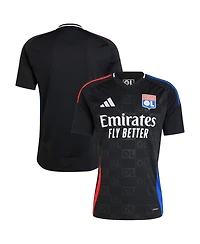 Adidas Men's Black Olympique Lyonnais 2024/25 Away Replica Jersey