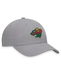 Fanatics Men's Gray Minnesota Wild Extra Time Adjustable Hat