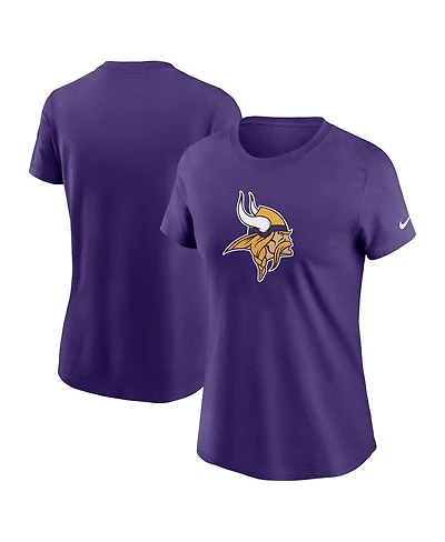 Nike Women's Purple Minnesota Vikings Primary Logo T-Shirt