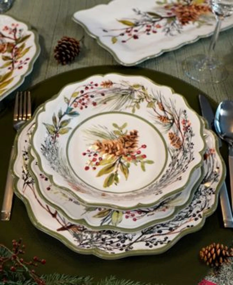 Certified International Winter Forest Dinnerware Collection
