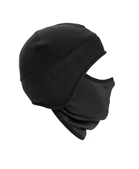 Muk Luks Men's Unisex Spandex/Fleece Hat with Mask, Blaze, One