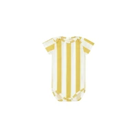 Vild House of Little Yellow Striped, Tencel Bodysuit