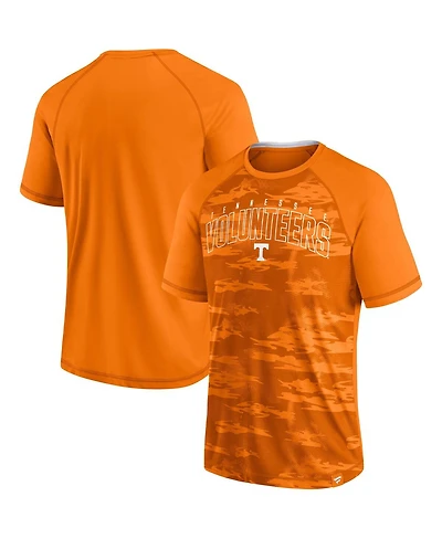 Fanatics Men's Tennessee Orange Volunteers Arch Outline Raglan T-Shirt