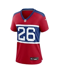 Nike Women's Devin Singletary Century Red New York Giants Alternate Player Game Jersey