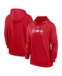Nike Women's Red St. Louis Cardinals Authentic Collection Performance Pullover Hoodie