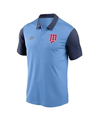 Nike Men's Light Blue Minnesota Twins Franchise Cooperstown Collection Polo
