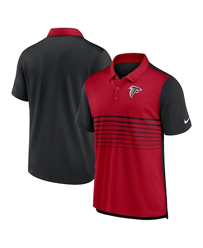 Nike Men's Black/Red Atlanta Falcons Fashion Performance Polo