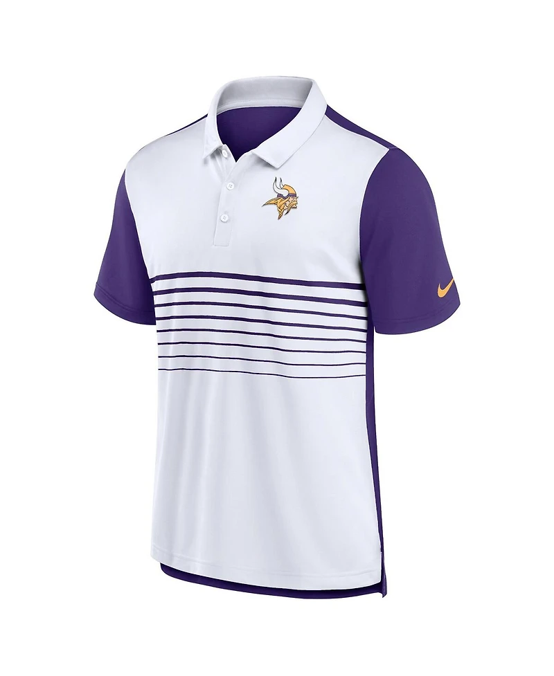 Nike Men's Purple/White Minnesota Vikings Fashion Performance Polo