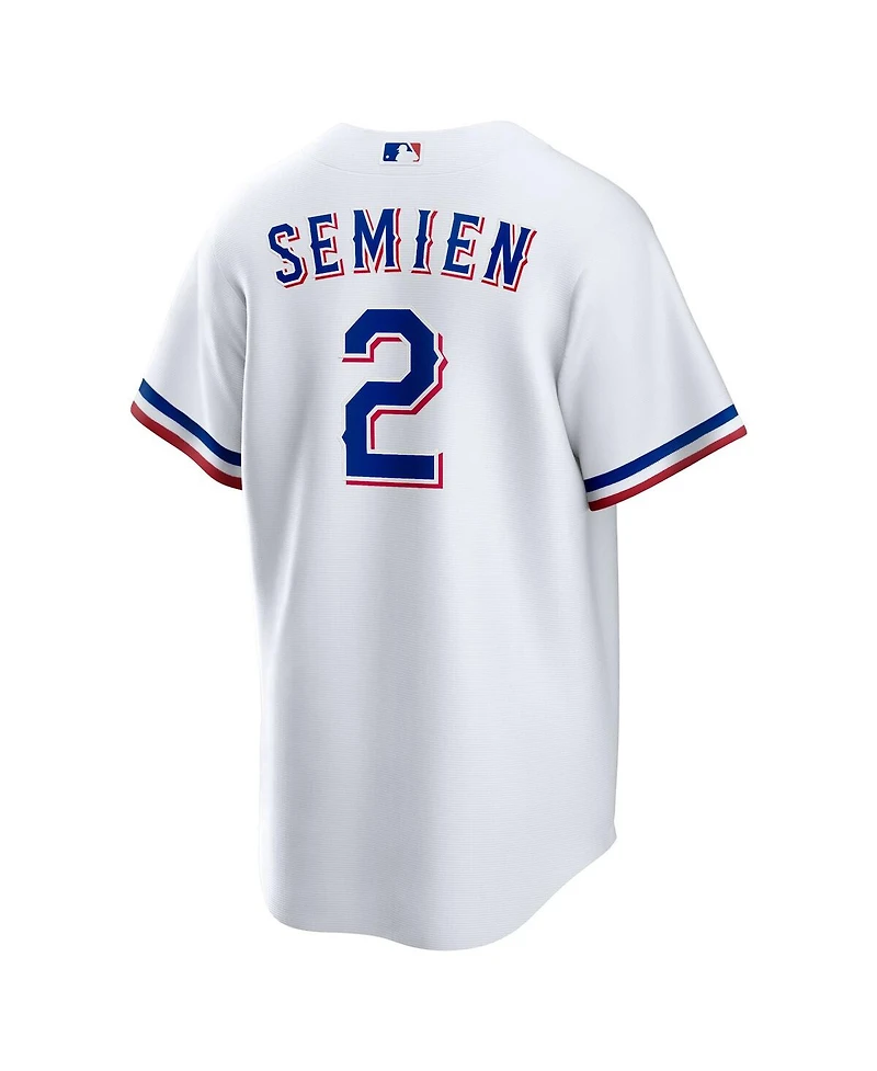 Nike Big Boys and Girls Marcus Semien White Texas Rangers Home Replica Player Jersey