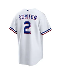 Nike Big Boys and Girls Marcus Semien White Texas Rangers Home Replica Player Jersey