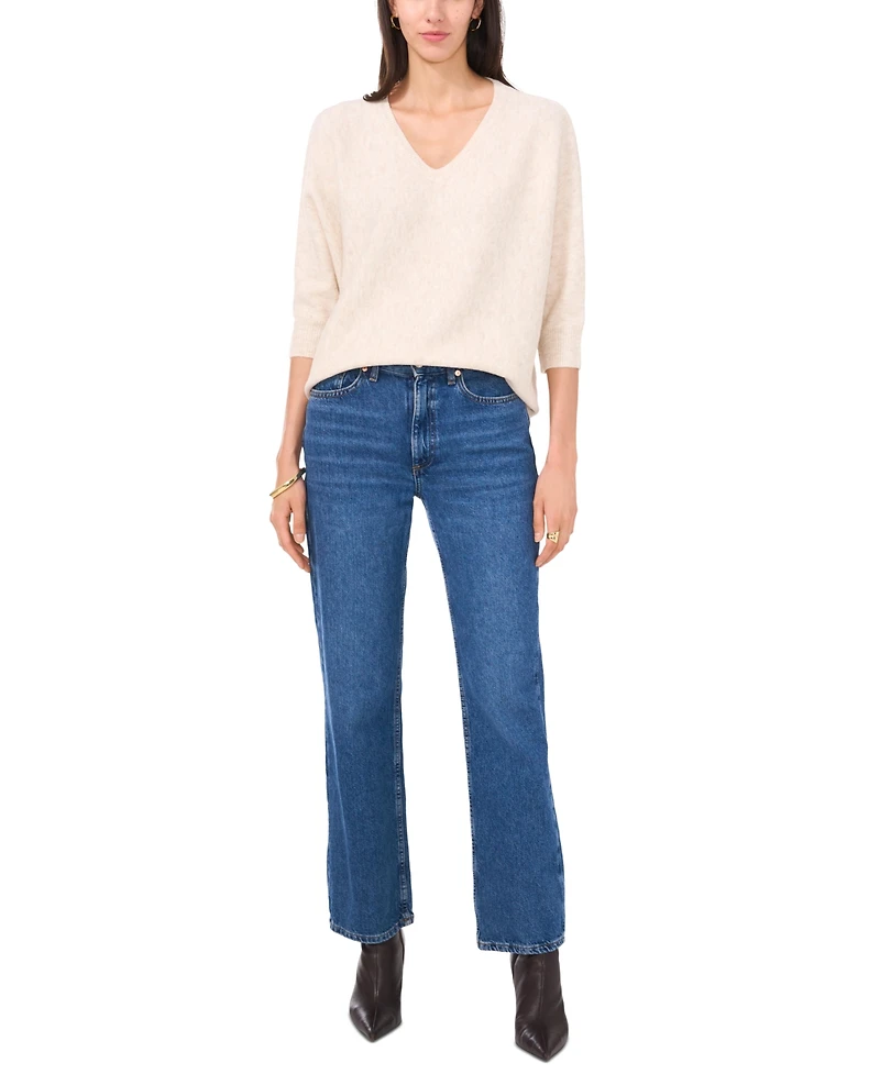 Vince Camuto Women's V-Neck Dolman-Sleeve Sweater