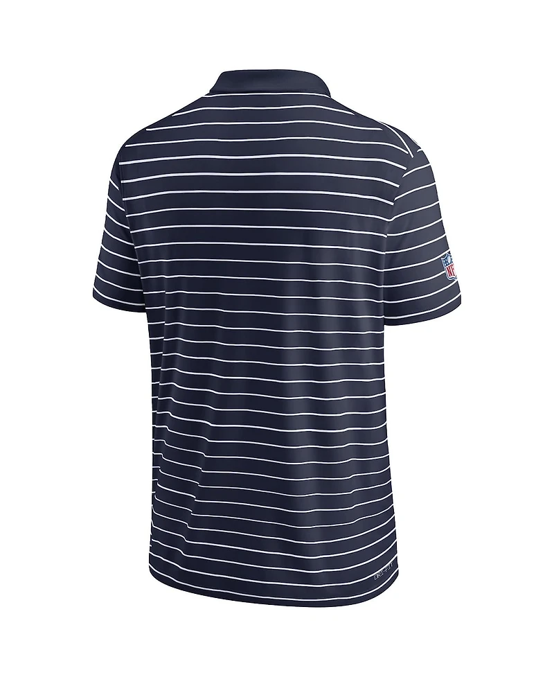 Nike Men's Navy Tennessee Titans Sideline Lock Up Victory Performance Polo