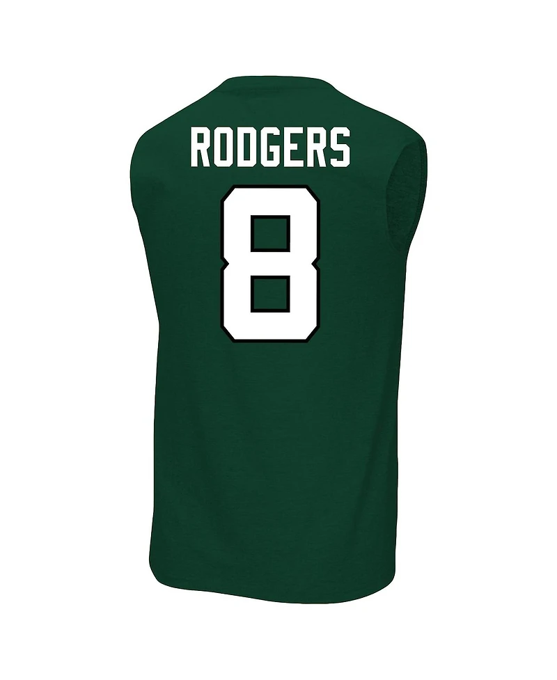 Fanatics Men's Aaron Rodgers Green New York Jets Big Tall Muscle Tank Top