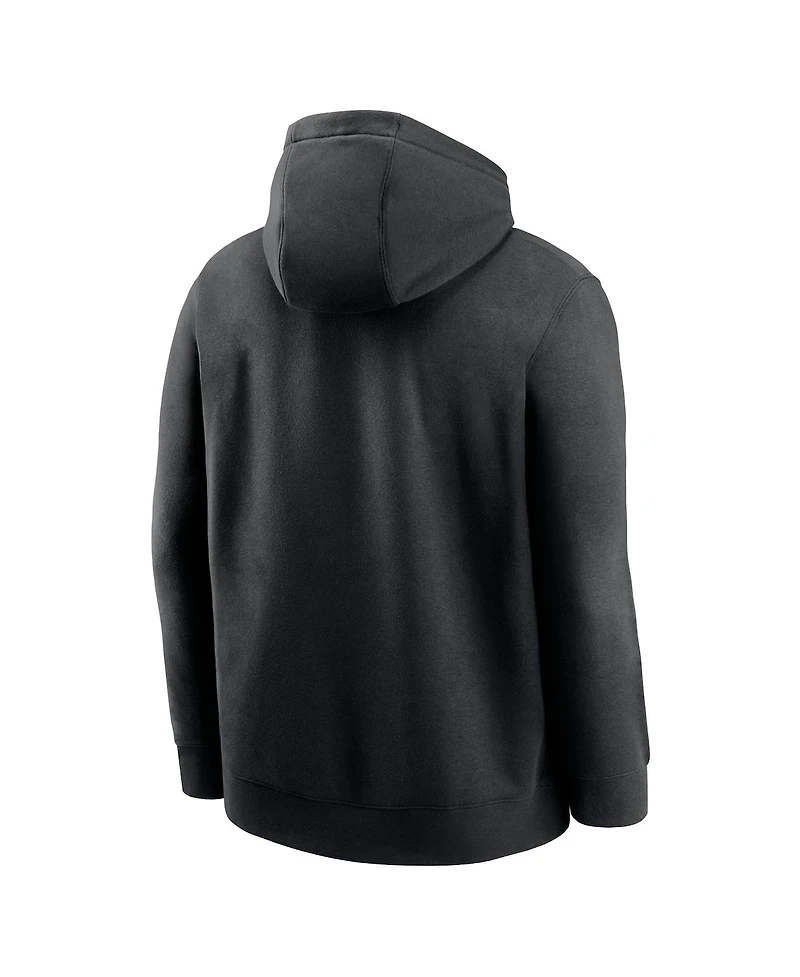 Nike Men's Black Tennessee Volunteers Primetime Evergreen Club Fleece Pullover Hoodie