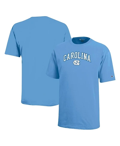 Champion Big Boys and Girls Carolina Blue North Tar Heels Arch Over Logo T-Shirt