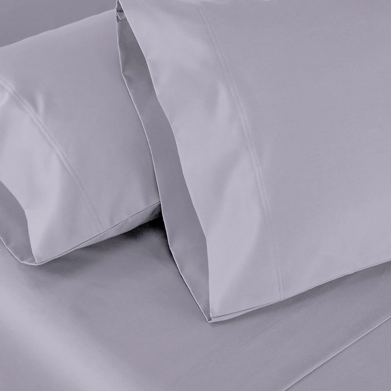 Luxury 800 Thread Count 2 Standard Pillowcases, 100% Cotton Sateen, Soft, Smooth & Thick, Fits Queen Pillows by California Design Den