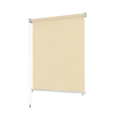 vidaXL Outdoor Roller Blind 137.8"x55.1" Cream