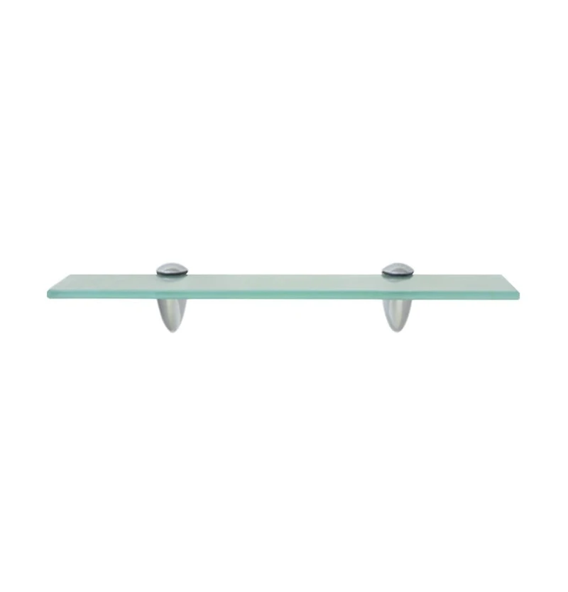 vidaXL Floating Shelf Glass 15.7"x3.9" 0.3"