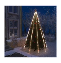 vidaXL Christmas Tree Net Lights with 400 LEDs Cold White 157.5"
