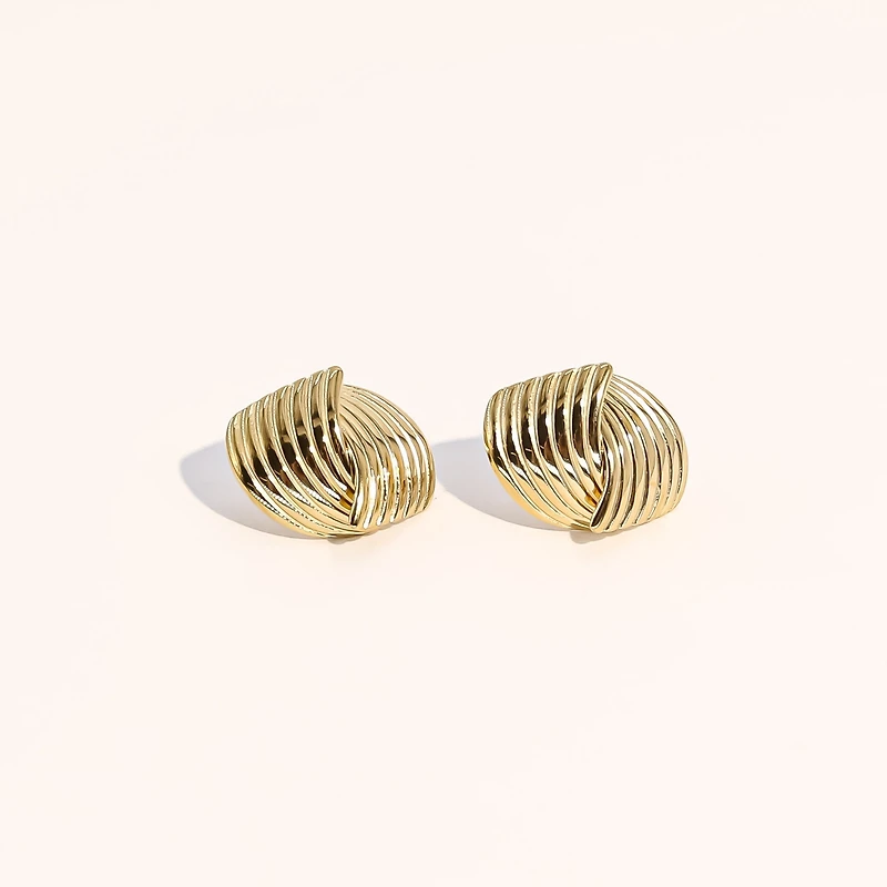 Stainless Steel Alix Stud Earrings