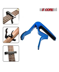 5 Core Capo Acoustic Electric Guitar 6 String Kapo Classic Clip For Banjo Mandolin Ukulele