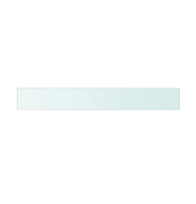 Shelf Panel Glass Clear 43.3"x5.9"