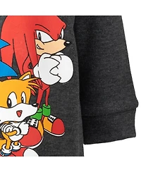 Sega Toddler Boys Sonic the Hedgehog Fleece Half Zip Hoodie to