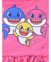 Pinkfong Baby Girls Baby Mommy Shark Daddy Shark Baby Shark Costume Short Sleeve Dress Newborn to