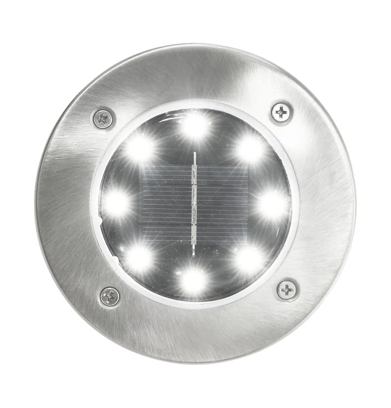 vidaXL Solar Ground Lights 8 pcs Led Lights White