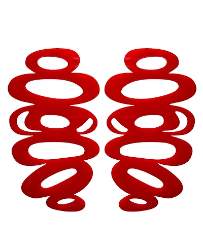 Swanky Designs Puffy Drop Studs