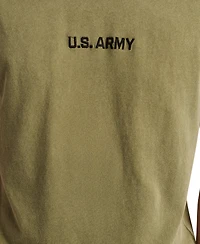 Lucky Brand Men's Small Army Logo with Small Back Hit T-Shirt