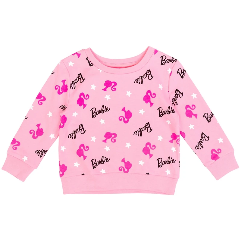Barbie Girls French Terry Pullover Sweatshirt