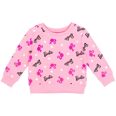 Barbie Girls French Terry Pullover Sweatshirt