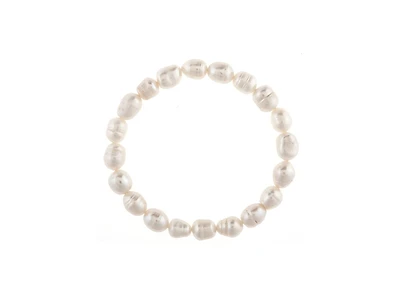 Rivka Friedman Baroque Pearl Stretch Bracelet