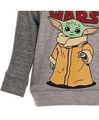 Starwars Toddler Boys Star Wars The Mandalorian Fleece Pullover Hoodie and Pants Outfit Set to (12 Months - 18-20)
