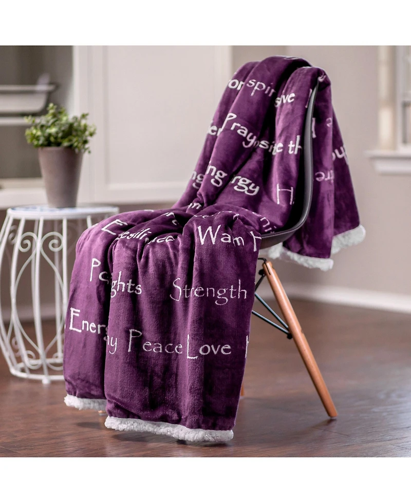 Chanasya Premium Sympathy Warm Hugs Gift Throw Blanket - Cancer Chemo Survivor Get Well Caring Gifts